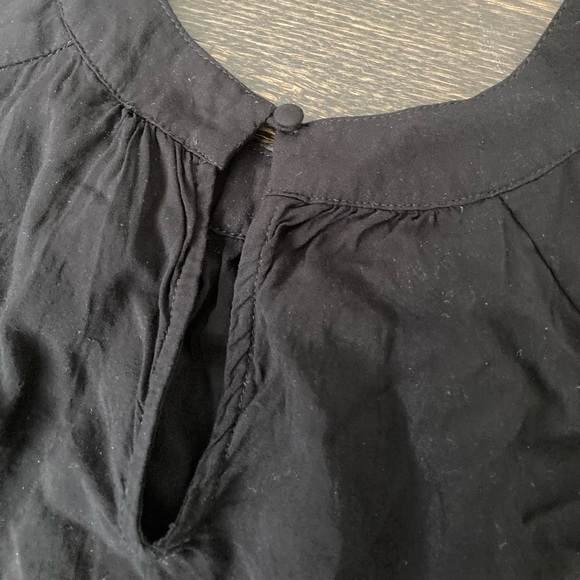 Express Black Embroidered Cold Shoulder Top Women’s Size M - Picture 3 of 9